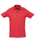 SOL'S Spring II Heavy Cotton Piqué Polo Shirt | Red