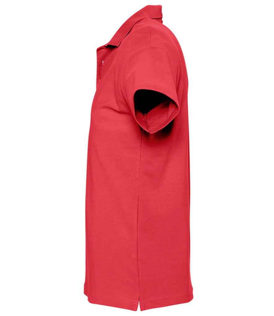 SOL'S Spring II Heavy Cotton Piqué Polo Shirt | Red