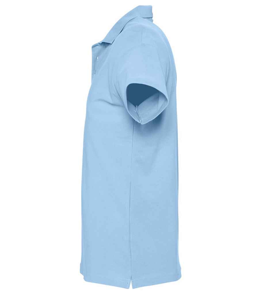 SOL'S Spring II Heavy Cotton Piqué Polo Shirt | Sky Blue