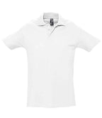 SOL'S Spring II Heavy Cotton Piqué Polo Shirt | White