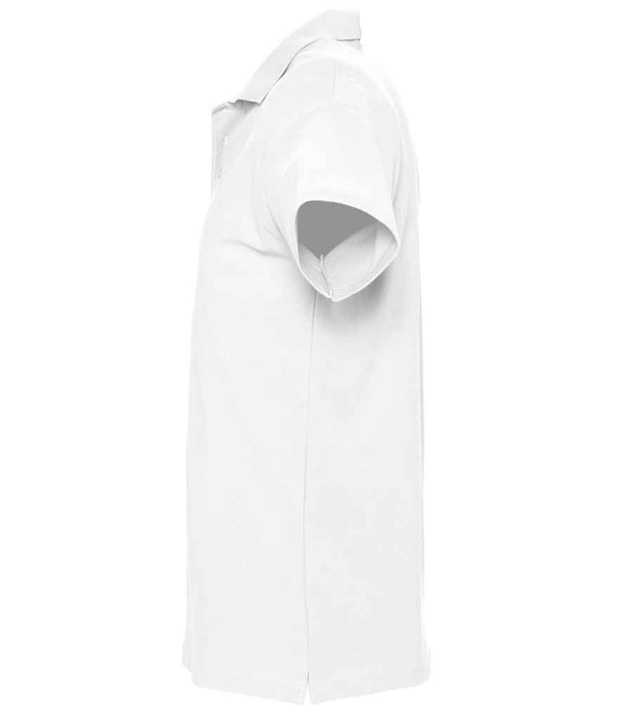 SOL'S Spring II Heavy Cotton Piqué Polo Shirt | White