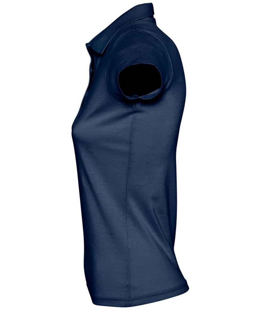 SOL'S Ladies Prescott Cotton Jersey Polo Shirt | French Navy