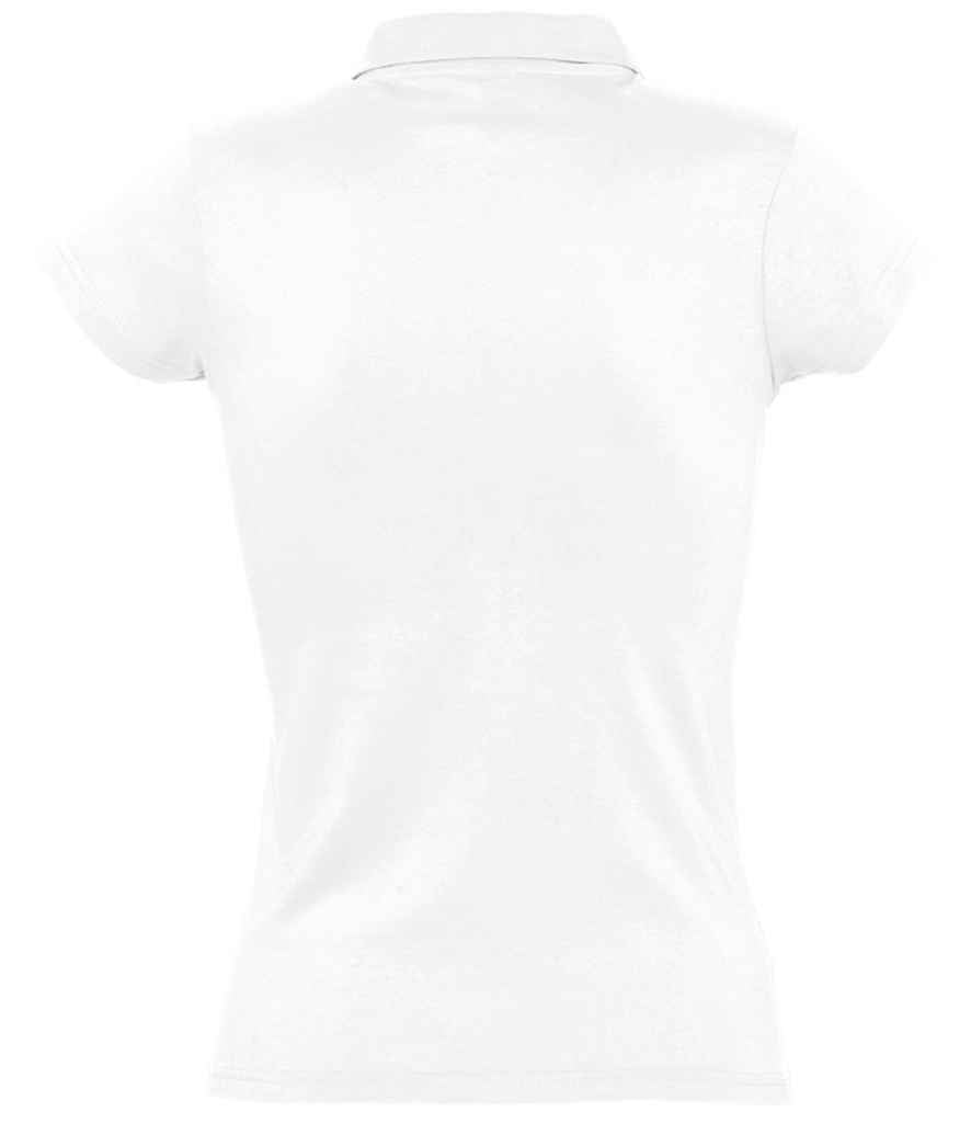 SOL'S Ladies Prescott Cotton Jersey Polo Shirt | White