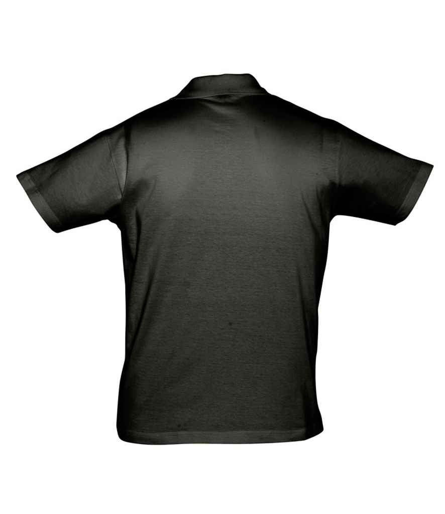 SOL'S Prescott Cotton Jersey Polo Shirt | Deep Black