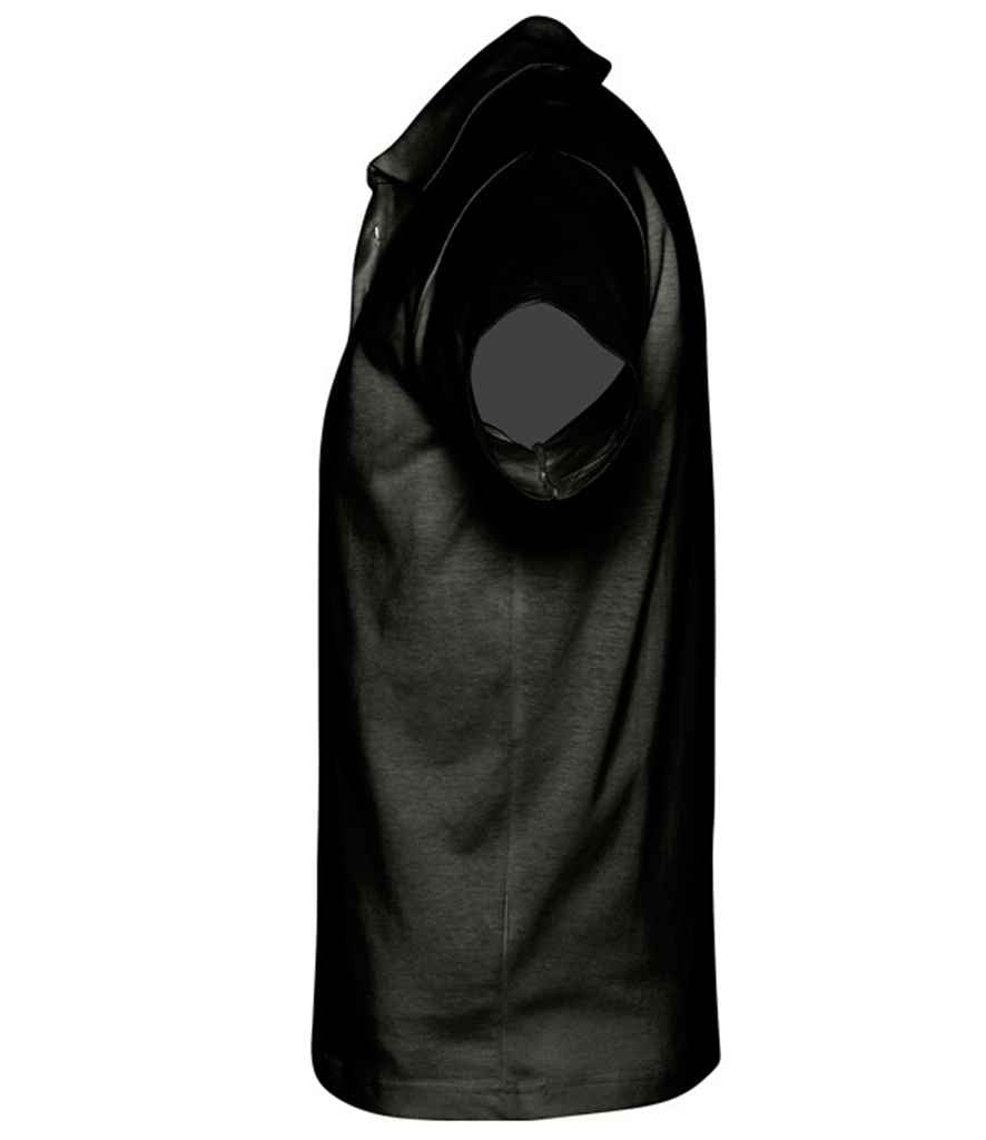 SOL'S Prescott Cotton Jersey Polo Shirt | Deep Black