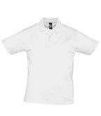 SOL'S Prescott Cotton Jersey Polo Shirt | White