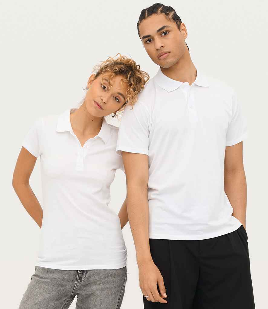 SOL'S Prescott Cotton Jersey Polo Shirt | White