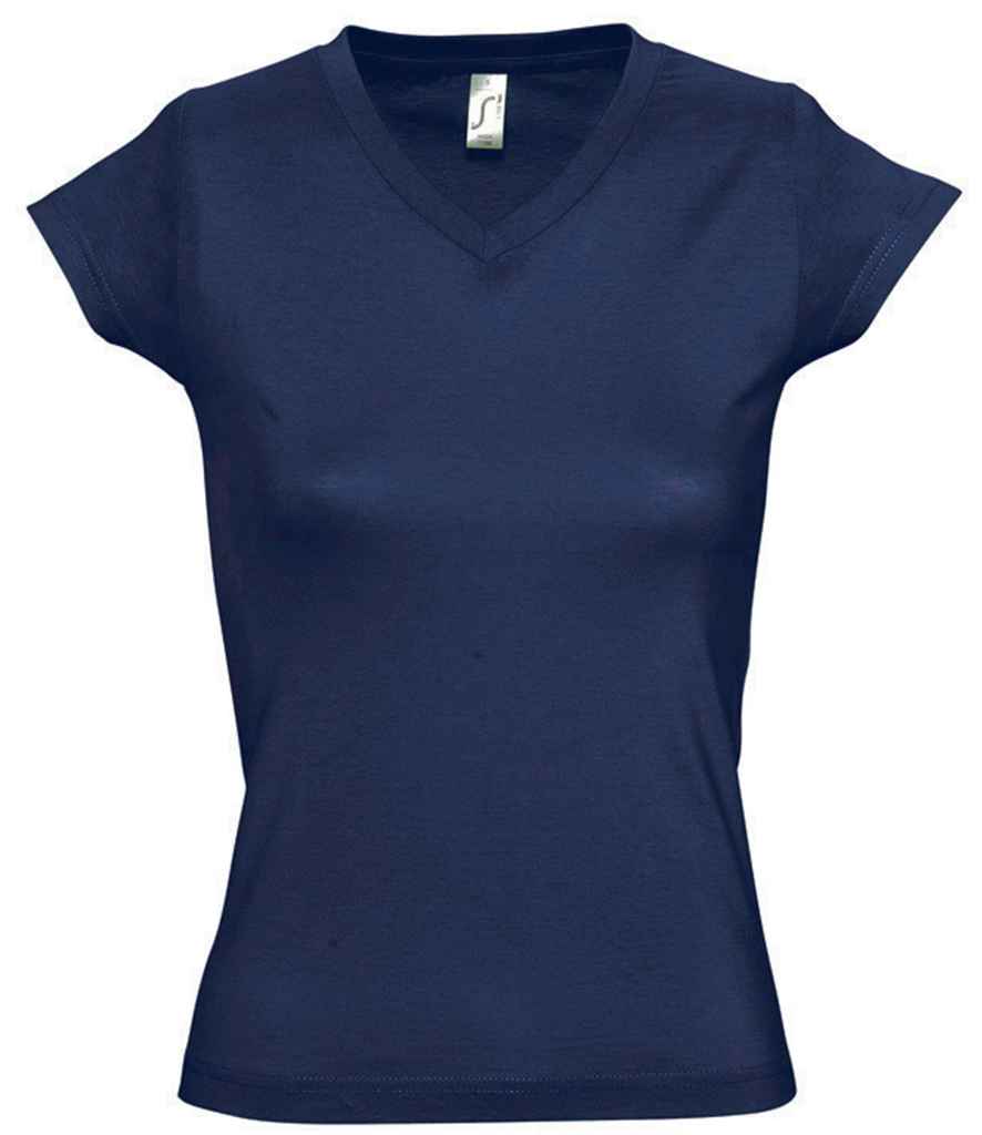 SOL'S Ladies Moon V Neck T-Shirt | French Navy