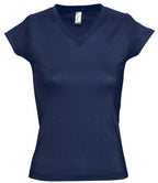 SOL'S Ladies Moon V Neck T-Shirt | French Navy