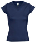 SOL'S Ladies Moon V Neck T-Shirt | French Navy
