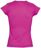 SOL'S Ladies Moon V Neck T-Shirt | Fuchsia