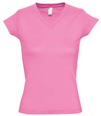 SOL'S Ladies Moon V Neck T-Shirt | Orchid Pink