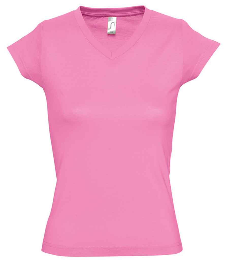 SOL'S Ladies Moon V Neck T-Shirt | Orchid Pink
