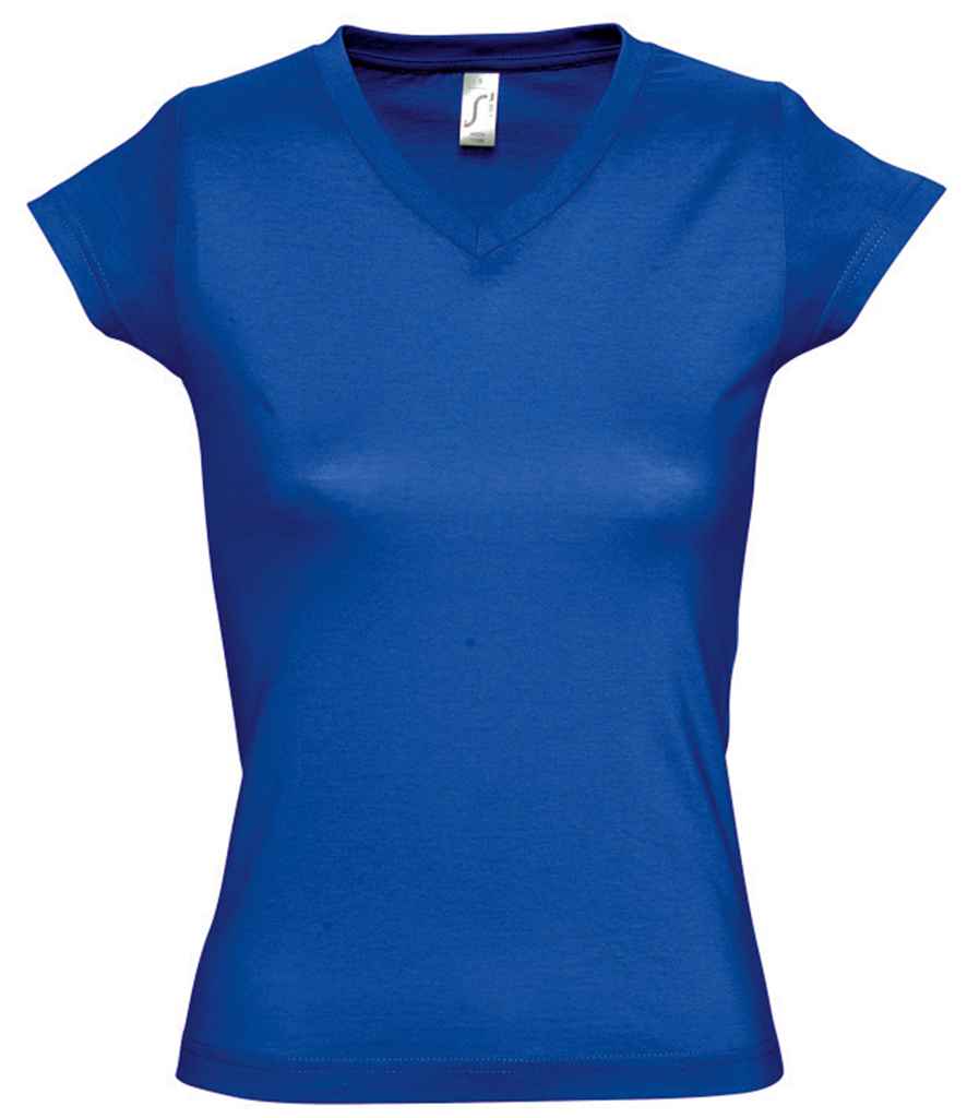 SOL'S Ladies Moon V Neck T-Shirt | Royal Blue
