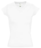SOL'S Ladies Moon V Neck T-Shirt | White