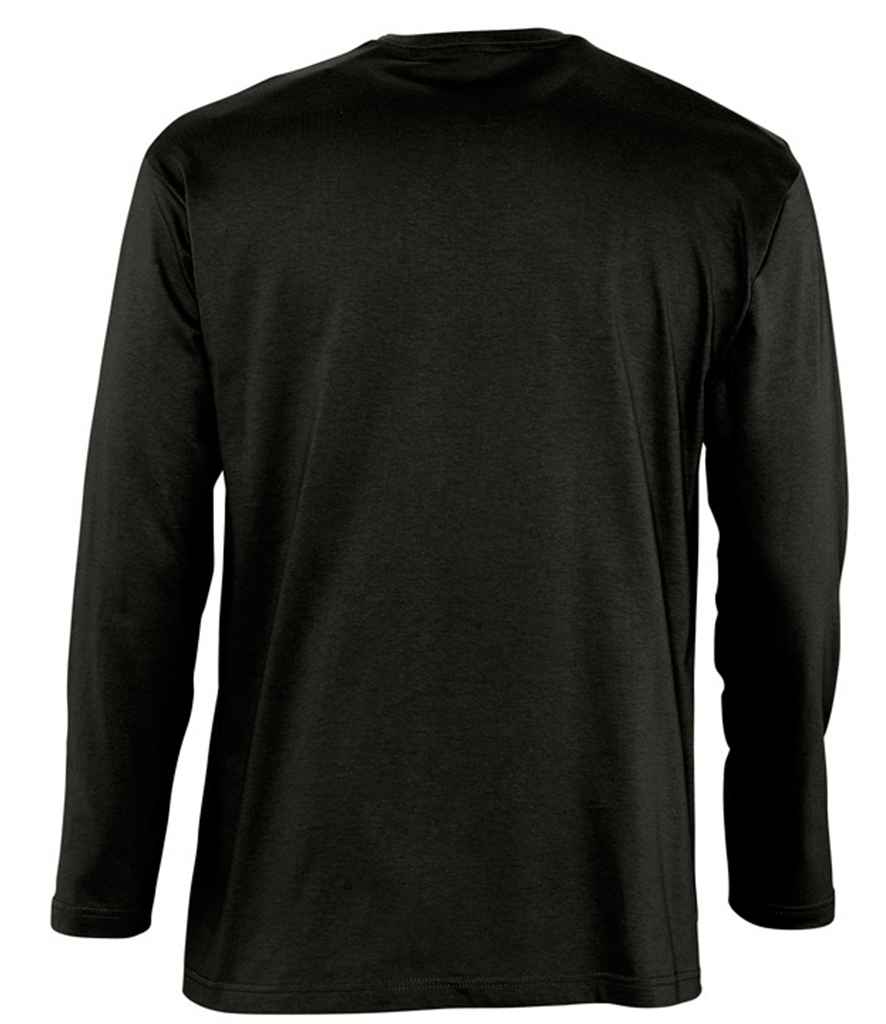 SOL'S Monarch Long Sleeve T-Shirt | Deep Black