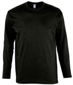 SOL'S Monarch Long Sleeve T-Shirt | Deep Black