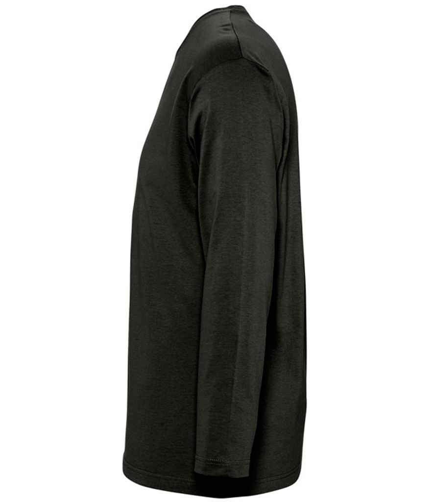 SOL'S Monarch Long Sleeve T-Shirt | Deep Black