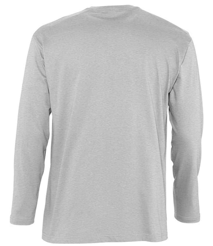 SOL'S Monarch Long Sleeve T-Shirt | Grey Marl