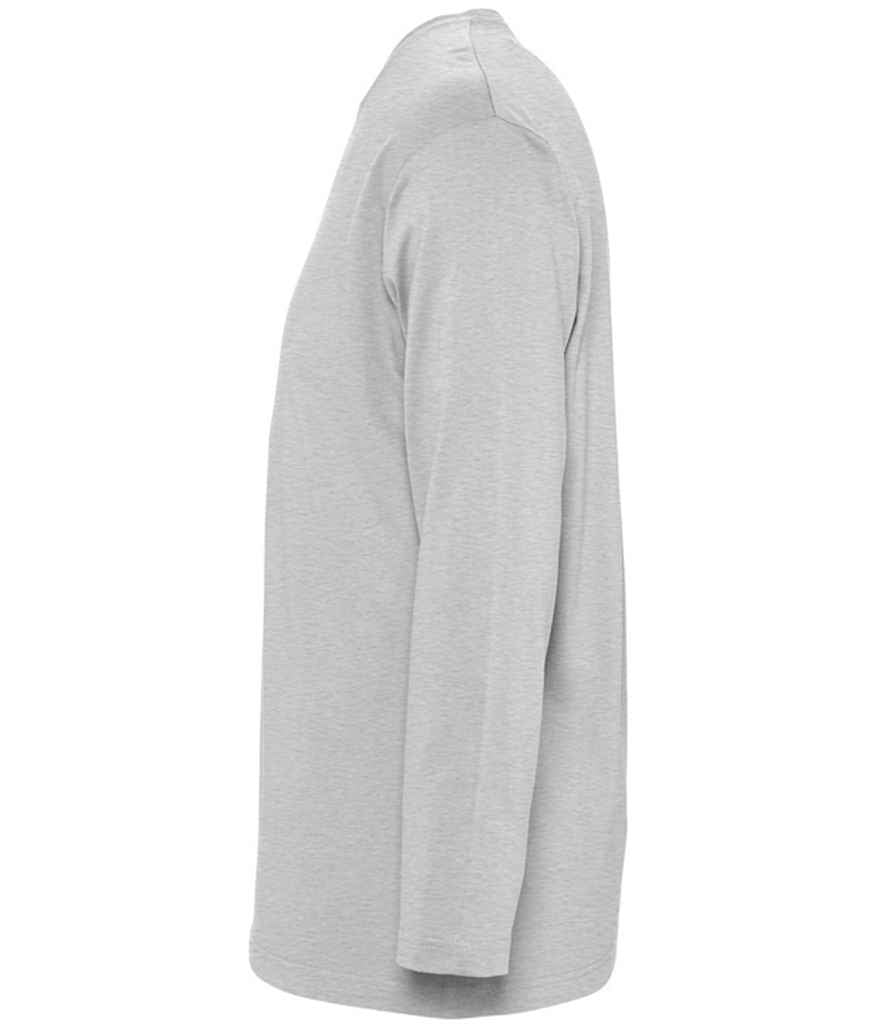 SOL'S Monarch Long Sleeve T-Shirt | Grey Marl