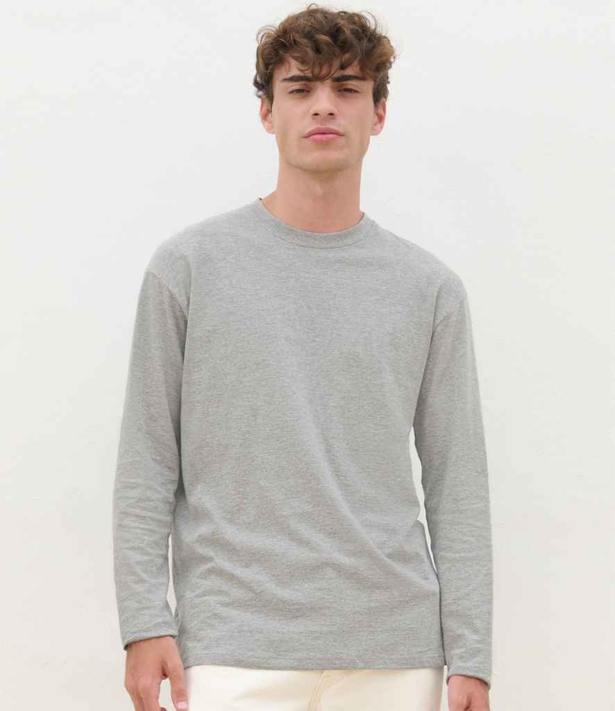 SOL'S Monarch Long Sleeve T-Shirt | Grey Marl
