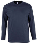 SOL'S Monarch Long Sleeve T-Shirt | Navy
