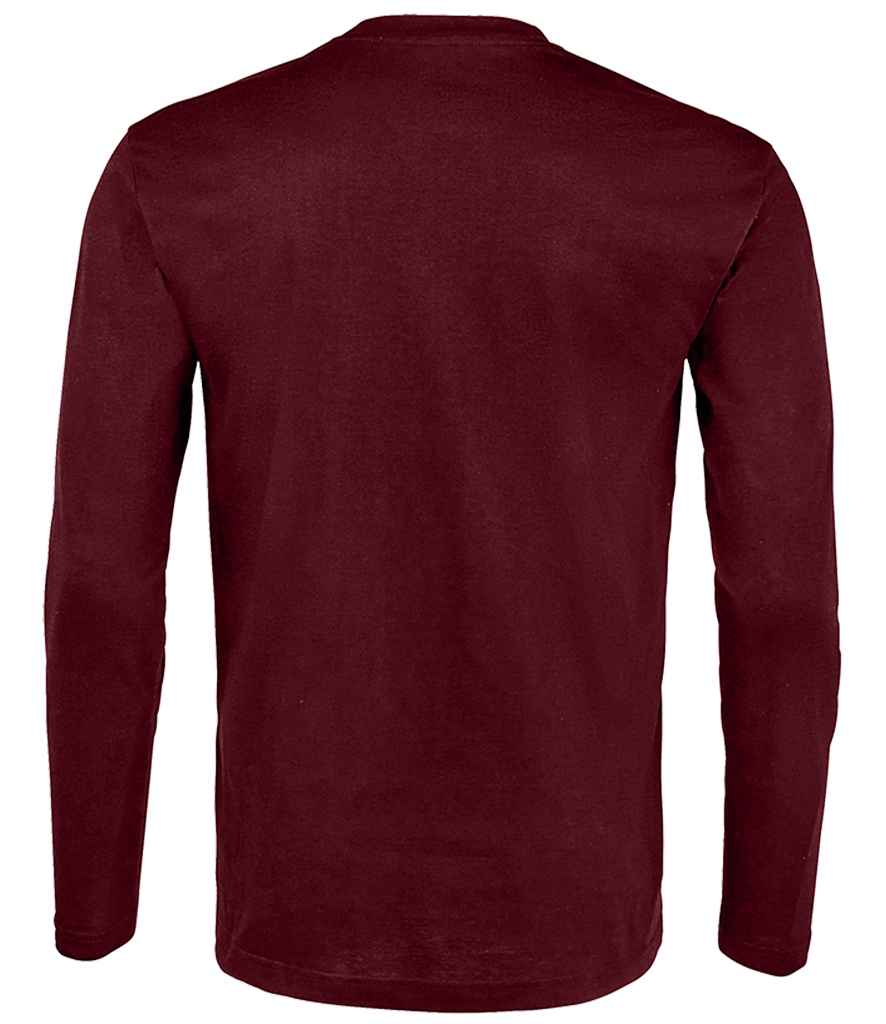 SOL'S Monarch Long Sleeve T-Shirt | Oxblood
