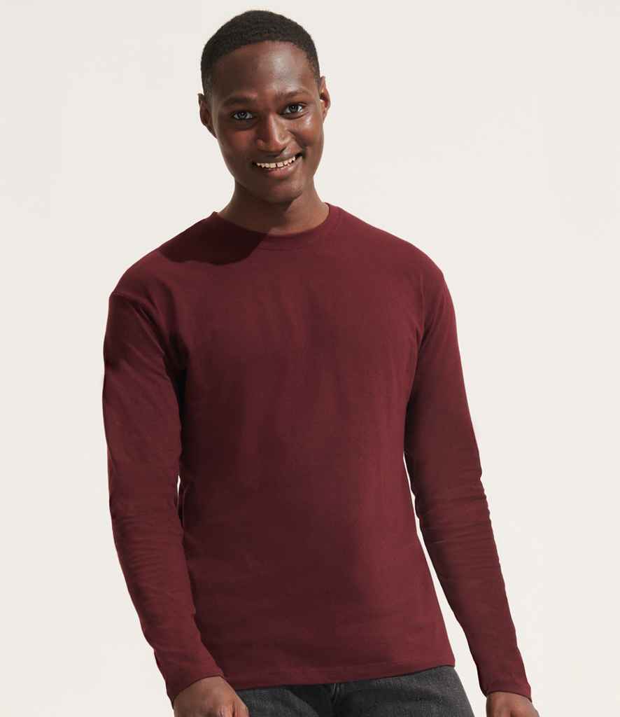 SOL'S Monarch Long Sleeve T-Shirt | Oxblood
