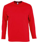SOL'S Monarch Long Sleeve T-Shirt | Red