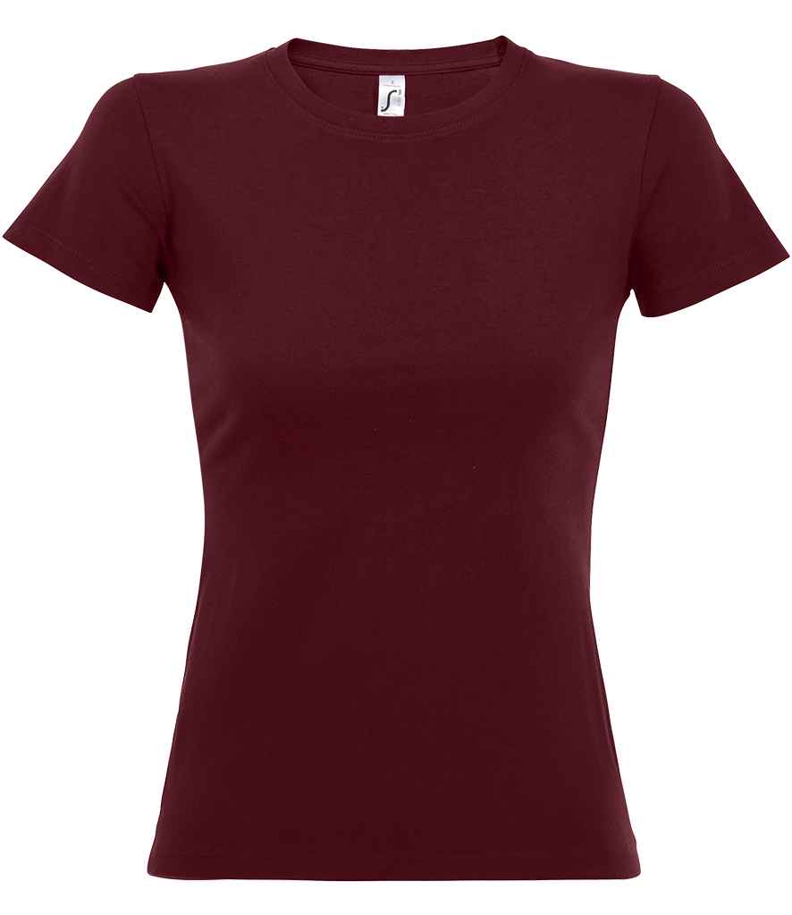 SOL'S Ladies Imperial Heavy T-Shirt | Burgundy