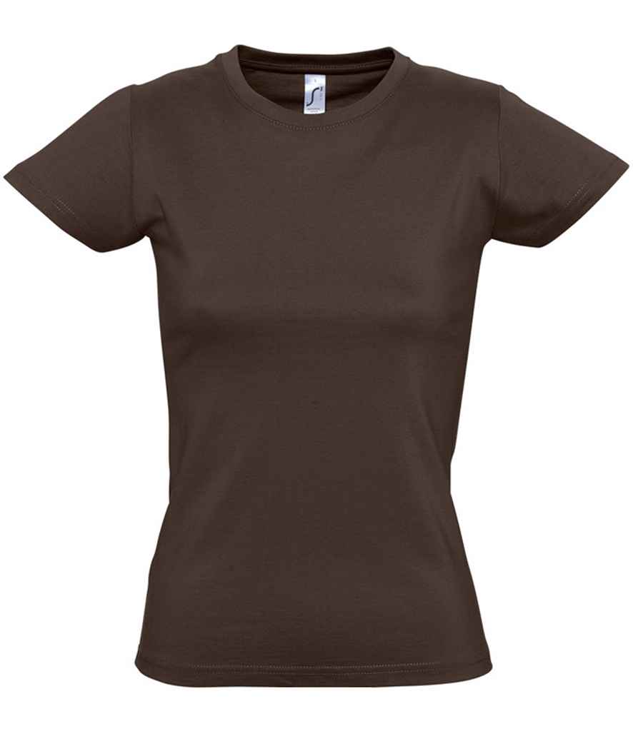 SOL'S Ladies Imperial Heavy T-Shirt | Chocolate