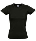 SOL'S Ladies Imperial Heavy T-Shirt | Deep Black