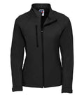 Russell Ladies Soft Shell Jacket | Black