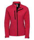 Russell Ladies Soft Shell Jacket | Classic Red