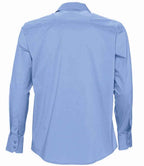 SOL'S Brighton Long Sleeve Fitted Shirt | Bright Sky