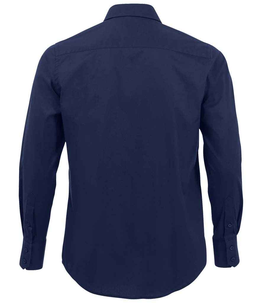 SOL'S Brighton Long Sleeve Fitted Shirt | Dark Blue