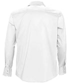 SOL'S Brighton Long Sleeve Fitted Shirt | White