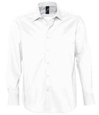 SOL'S Brighton Long Sleeve Fitted Shirt | White