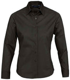 SOL'S Ladies Eden Long Sleeve Fitted Shirt | Black