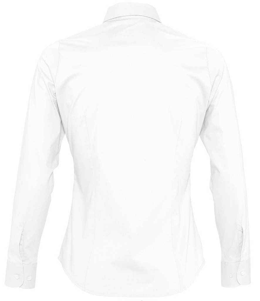 SOL'S Ladies Eden Long Sleeve Fitted Shirt | White