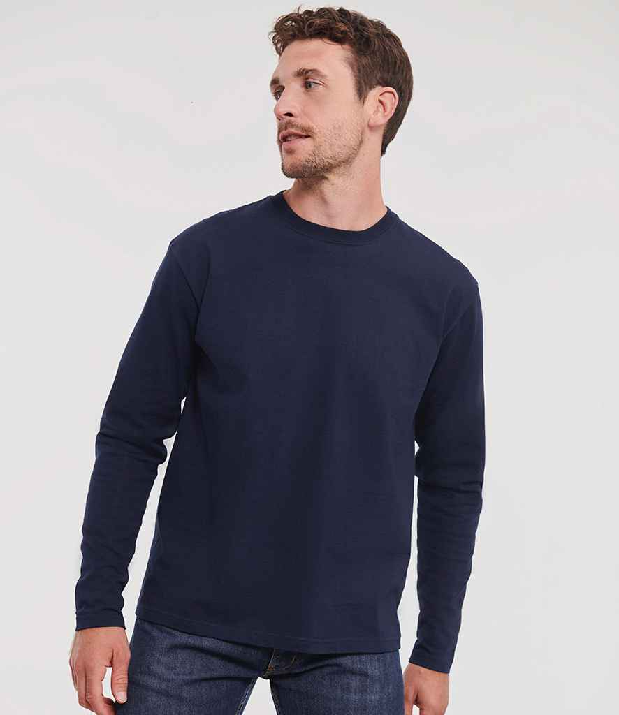 Russell Classic Long Sleeve T-Shirt | French Navy