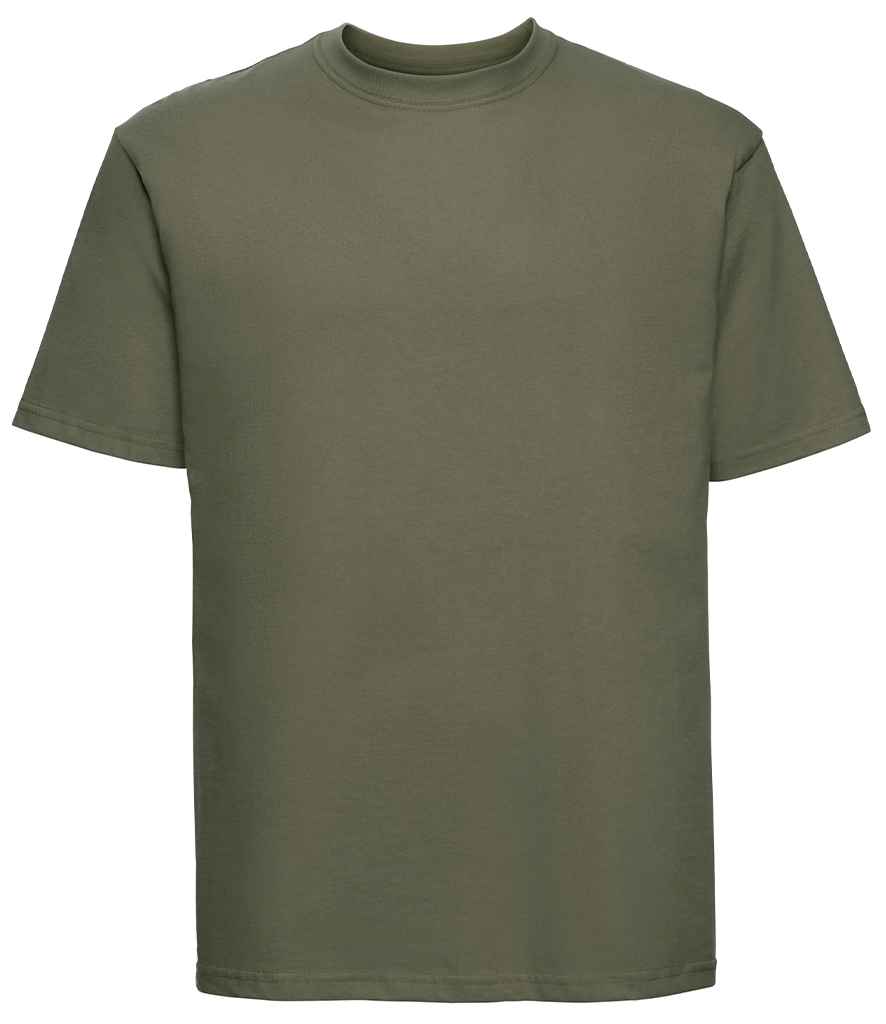 Russell Classic Ringspun T-Shirt | Olive Green