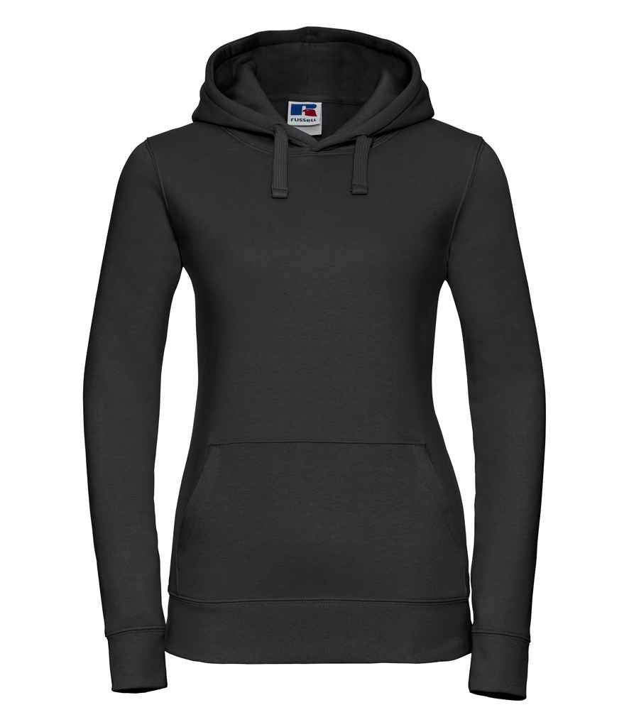 Russell Ladies Authentic Hooded Sweatshirt | Black