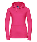 Russell Ladies Authentic Hooded Sweatshirt | Fuchsia