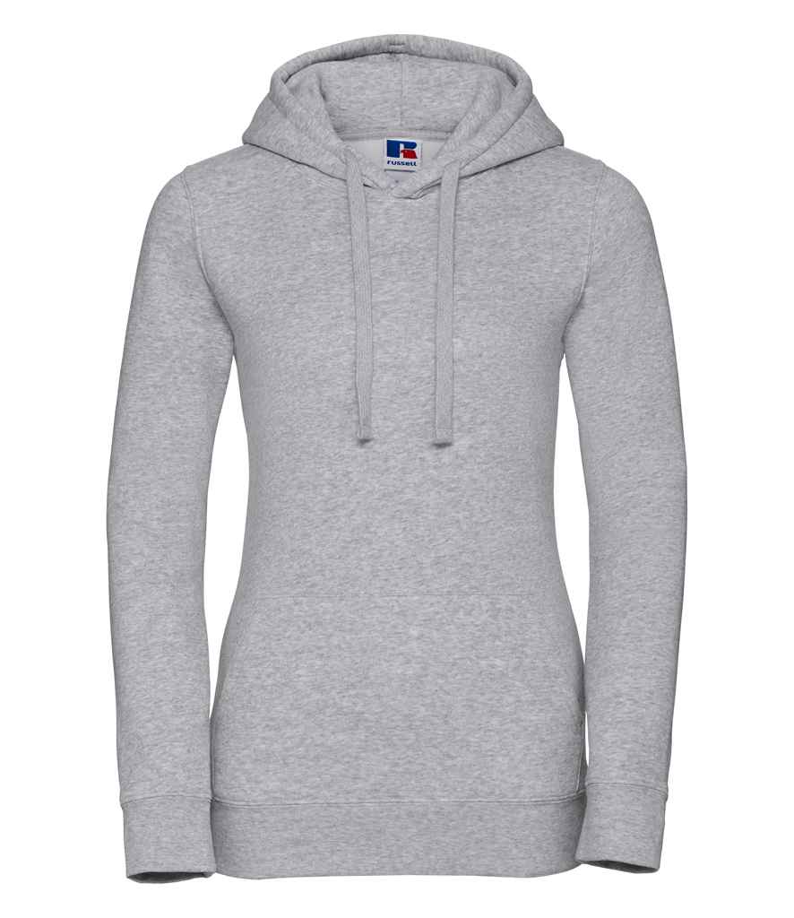 Russell Ladies Authentic Hooded Sweatshirt | Light Oxford