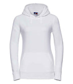 Russell Ladies Authentic Hooded Sweatshirt | White
