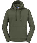 Russell Authentic Hooded Sweatshirt | Olive Green