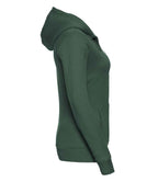 Russell Ladies Authentic Zip Hooded Sweatshirt | Bottle Green