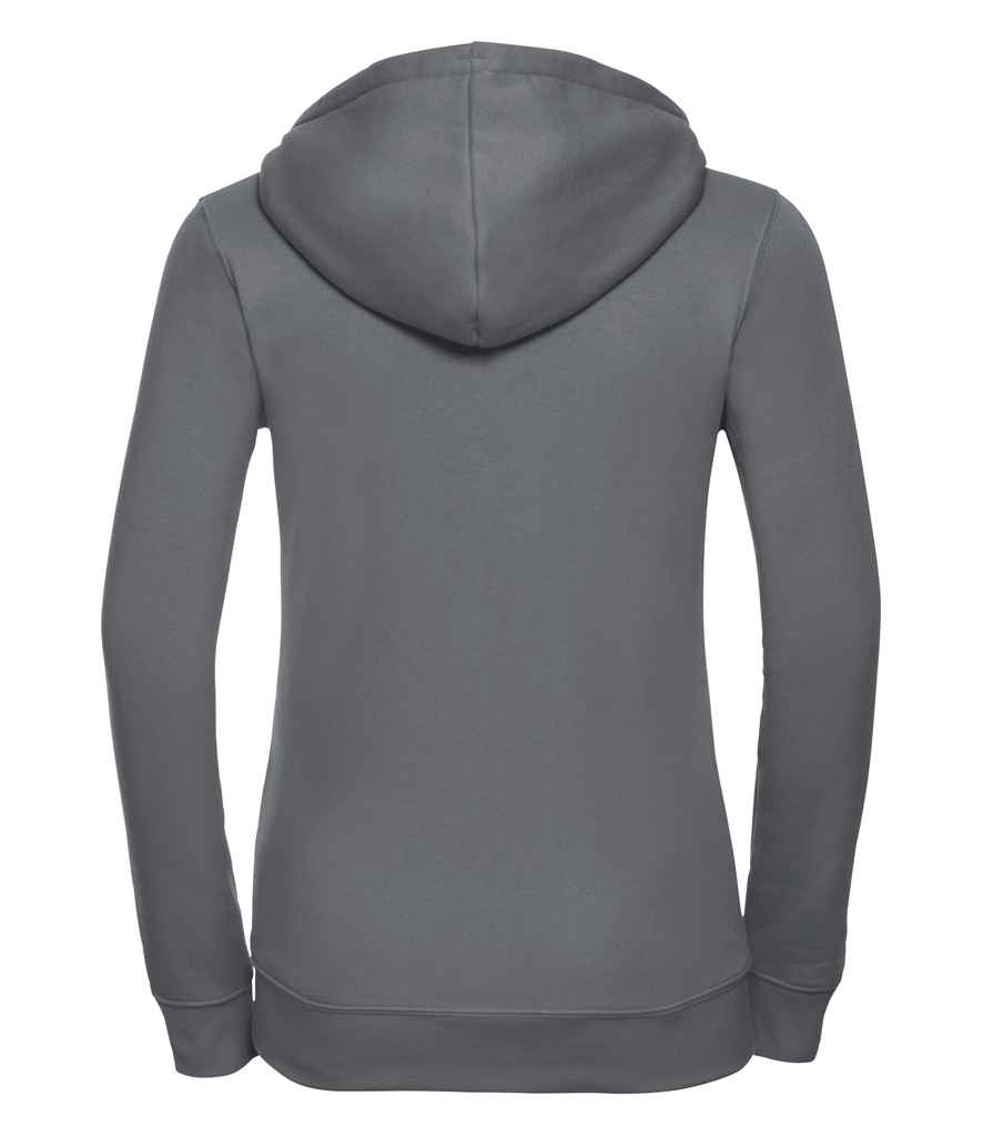 Russell Ladies Authentic Zip Hooded Sweatshirt | Convoy Grey