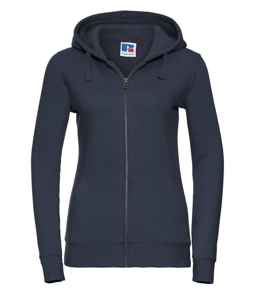 Russell Ladies Authentic Zip Hooded Sweatshirt | French Navy